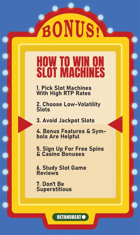 How to win at slots - 3. Always Bet the Highest Amount. If you do not place the highest bet allowed by the slot machine, you will not be able to access the jackpot, which can be especially large in the case of progressives. It has been proven that this …